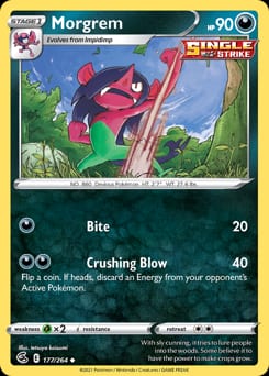 Fusion Strike Morgrem #177 card