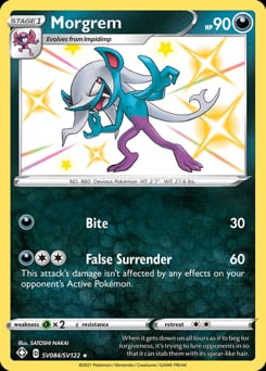 Shining Fates Shiny Vault Morgrem #SV084 card