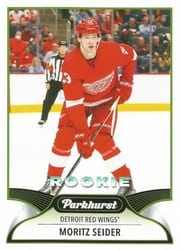 2021-22 Parkhurst Base Set Moritz Seider #284 card