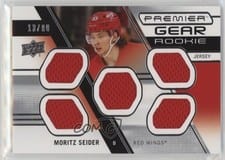 2021-22 Upper Deck Premier Premier Gear Rookies Jersey Moritz Seider #PGR-MS card