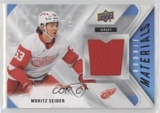 2021-22 Upper Deck Rookie Materials Moritz Seider #RM-SE card
