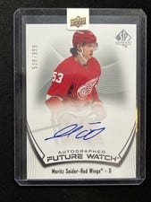2021 SP Authentic Moritz Seider #135 card