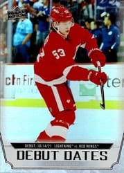 2022-23 Upper Deck Debut Dates Moritz Seider #DD-25 card