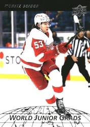 2022-23 Upper Deck World Junior Grads Moritz Seider #WG-22 card