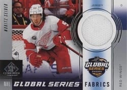 2024-25 SP Game Used 2023 Global Series Sweden Fabrics Moritz Seider #GSF-MS card