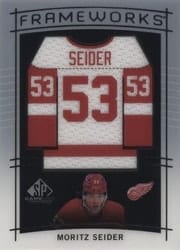 2024-25 SP Game Used Frameworks Moritz Seider #F-MS card