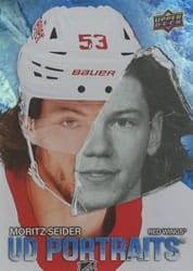 2025-26 Upper Deck UD Portraits Moritz Seider #P-19 card