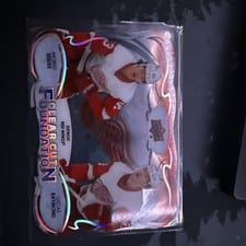 2022-23 Upper Deck Clear Cut Foundations Moritz Seider/Lucas Raymond #CCF-SR card