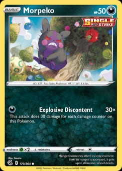 Fusion Strike Morpeko #179 card