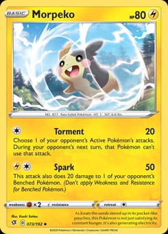 Rebel Clash Morpeko #73 card