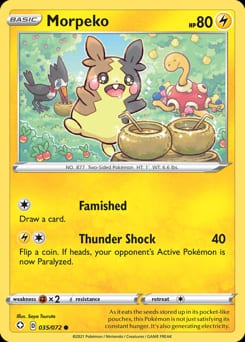 Shining Fates Morpeko #35 card