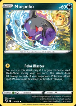 Silver Tempest Morpeko #116 card