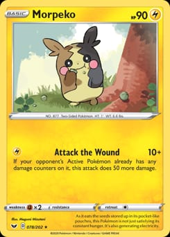 Sword & Shield Morpeko #78 card