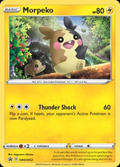 SWSH Black Star Promos Morpeko #SWSH012 card