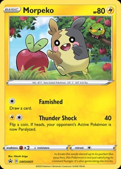 SWSH Black Star Promos Morpeko #SWSH031 card