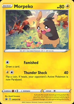 SWSH Black Star Promos Morpeko #SWSH116 card