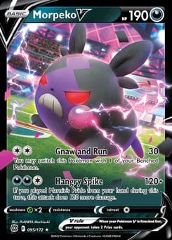 Brilliant Stars Morpeko V #95 card