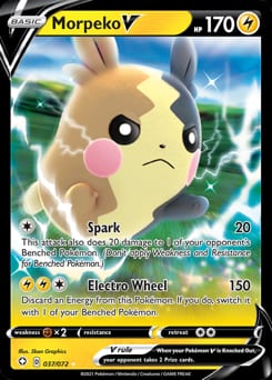 Shining Fates Morpeko V #37 card