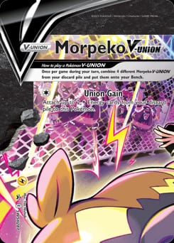 SWSH Black Star Promos Morpeko V-UNION #SWSH287 card