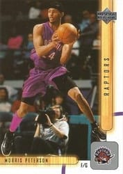 2001-02 Upper Deck Base Set Morris Peterson #163 card