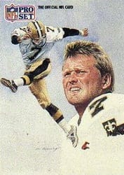 1991 Pro Set Base Set Morten Andersen #402 card
