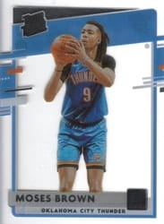 2020-21 Clearly Donruss Base Set Moses Brown #54 card