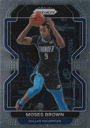 2021-22 Panini Prizm Base Set Moses Brown #173 card