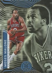 2021-22 Panini Illusions Base Set Moses Malone #132 card