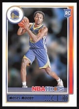 2021-22 Hoops Base Set Moses Moody #229 card