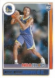 2021-22 Hoops Winter Base Set Moses Moody #229 card