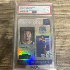 2021-22 Panini Contenders Permit to Dominate Moses Moody #14 card