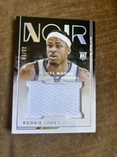2021-22 Panini Noir Rookie Jumbo Material Moses Moody #RJM-MSM card