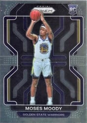 2021-22 Panini Prizm Base Set Moses Moody #308 card