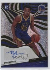 2021-22 Panini Revolution Rookie Autographs Moses Moody #RA-MMD card