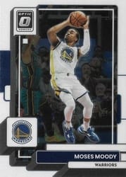 2022-23 Donruss Optic Base Set Moses Moody #88 card