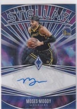 2023-24 Panini Phoenix Stellar Signatures Moses Moody #SS-MSM card