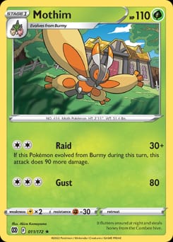 2022 Brilliant Stars Mothim #11 card
