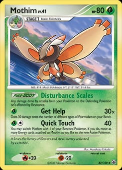 2008 Majestic Dawn Mothim #42 card