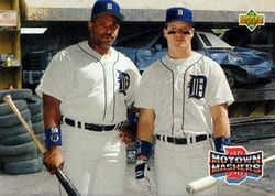 1993 Upper Deck Base Set Motown Mashers (Cecil Fielder / Mickey Tettleton) #46 card