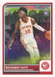2023-24 Hoops Haunted Hoops Base Set Mouhamed Gueye #27 card