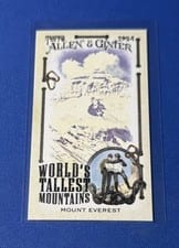 2024 Topps Allen & Ginter World’s Tallest Mountains Mount Everest #WTM-1 card
