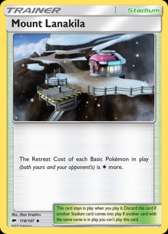 Burning Shadows Mount Lanakila #118 card