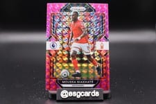 2022 Panini Prizm Premier League Moussa Niakhate Red Mosaic #139 card