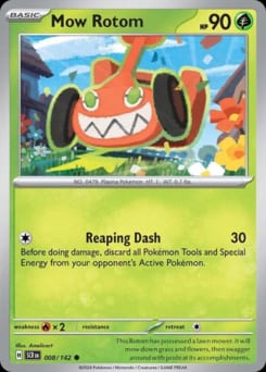 Stellar Crown Mow Rotom #8 card