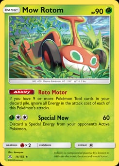 Ultra Prism Mow Rotom #14 card