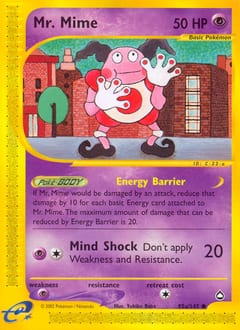 Aquapolis Mr. Mime #95 card