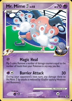 Rising Rivals Mr. Mime E4 #28 card