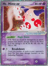 2004 FireRed & LeafGreen Mr. Mime ex #111 card