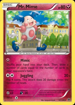 Fates Collide Mr. Mime #67 card