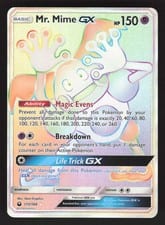 2018 Celestial Storm Mr. Mime-GX #173 card